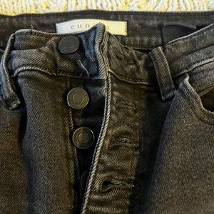 Distressed Skinny Boot Cut Jeans